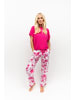 Cyberjammies HY Palm Leaf Pyjama Bottoms in white