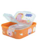 Peppa Pig Peppa Pig Kinder Brotdose – Lunchbox mit 3 Fächern & tollem Design in Orange