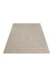 KADIMA DESIGN Teppich Outdoor Flachgewebe Berber-Muster Polypropylen Terrasse in Beige