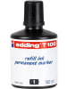 edding Nachfülltinte edding T 100 für edding Permanentmarker 100ml schwarz