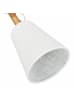 Licht-Erlebnisse Deckenlampe (B)42 x (L)42 x (H)31 cm in Holz Weiß
