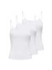 ONLY T-Shirt 3er Pack in Weiß