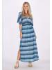 IZIA Damen Kleid in Blau Mehrfarbig
