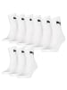 Puma Socken 9 Paar Puma Short Crew in 300 - white