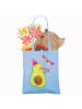 Mr. & Mrs. Panda Tote Bag Avocado Party ohne Spruch in Sky Blue