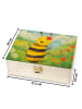 Mr. & Mrs. Panda Teebeutelbox Biene Happy Design ohne Spruch in Weiß