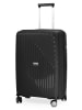 Hauptstadtkoffer TXL - Koffer Check-In Reisekoffer Trolley Aufgabegepäck TSA 73 L in Schwarz