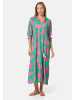 PM SELECTED Maxikleid in Grün-Fuchsia