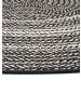 Atticgo Outdoor-Teppich SILVANA rund in schwarz