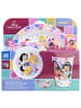 COFI 1453 Princess Teller-Set Mikrowellengeeignet 5-teiliges Kindergeschirr in Mehrfarbig