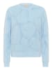 CULTURE Strickpullover CUhearty Relaxed fit in Cashmere Blue