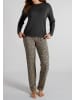 Tom Tailor Pyjama Naila in grau-mittel-Allover