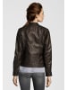 7eleven Bikerjacke Lederjacke "ROSALIE" in DUNKELBRAUN