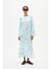 InWear Kleid CassIW Feminine Form in Dusty Aqua Mysterious Flower