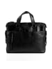 BACCINI Leder-Laptoptasche 15" Leder Businesstasche Unisex LEANDRO in schwarz