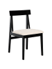 Beliani 2er-Set Esszimmerstuhl ISLE in Beige/Schwarz