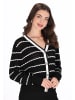 usha BLACK LABEL Women Cardigan in black white