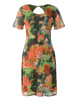 Aniston CASUAL Sommerkleid in grün-rot-rosa-orange