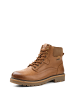 Camel Active Lederschuh mit Gummiprofil in Cognac