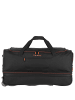 travelite Basics - Rollenreisetasche 98/119L 70 cm erw. (bordeaux) in schwarz