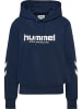 Hummel Verstellbare Taille Kapuzenpullover Hmllegacy Damen in DRESS BLUES