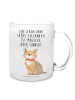 Mr. & Mrs. Panda Tee Tasse Hund Glück mit Spruch in Transparent