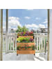 relaxdays Vertikalbeet in Orange/ Schwarz - (B)75 x (H)82 x (T)90 cm