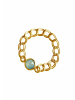 Gemshine Ringe Chalcedon in gold coloured