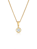 Elli DIAMONDS  Halskette 585 Gelbgold in Weiß