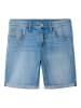 TWO SOON Jeansshorts in Medium Blue Denim