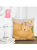 Mr. & Mrs. Panda Kuschel Kissen Wüstenfuchs Blumen Design ohne S... in Weiß