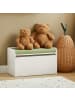 SoBuy Sitzbank in Reinweiß - (W) 34 x (H) 35 x (L) 60 cm