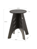 SoBuy Beistelltisch in Matt-Schwarz - (W) 32 x (H) 48.5 x (L) 32 cm