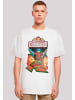 F4NT4STIC Oversize T-Shirt Arcade Game Atari Retro in weiß