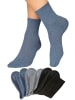 H.I.S Socken in 2x schwarz, 2x jeans-melange, 2x grau-melange