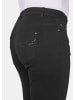 GOLDNER 7/8-Jeanshose Schmale Stretchhose BELLA in schwarz