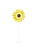 relaxdays Windrad Sonnenblume in Gelb