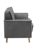 58 aufm Kessel SOFA 2-Sitzer Kavindra Samtvelours anthrazit