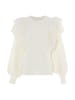 aleva Damen Sweater in WOLLWEISS