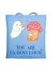 Mr. & Mrs. Panda Schultasche Halloween Zauber mit Spruch in Sky Blue