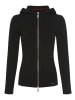 Laura Scott Kapuzenstrickjacke in schwarz