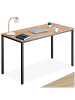 tectake Schreibtisch Vanport 120 x 60 x 75,5 cm, Industrial Holz hell, Eiche Sonoma