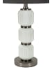 Mauro Ferretti Glas-Tischlampe cm Ø 32,5x57