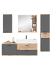 ebuy24 Badmöbelset Mason 4-teilig Eiche 192 x 48 cm