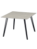 home24 Esstisch SERCHIO quadratisch in Grau