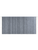 Beliani Geflochtener Teppich MALHIA in Grau - (W) 80 x (H) 0.5 x (L) 150 cm