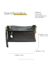 Florence Clutch Leder schwarz ca. 25cm