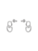 JOOP! Ohrstecker Silber 925, rhodiniert in Silber