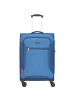 D&N Travel Line 6404 4-Rollen Trolley 68 cm in blau