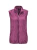 GOLDNER Kurzgröße:  Teddy-Weste Teddy-Weste aus flauschigen Fleece in cyclam